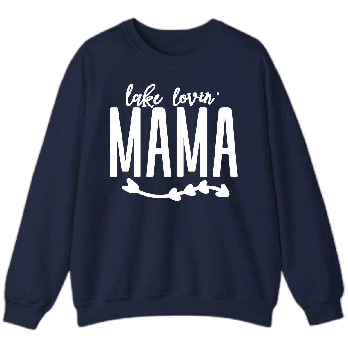 Lake Lovin Mama Graphic Sweatshirt in Navy
