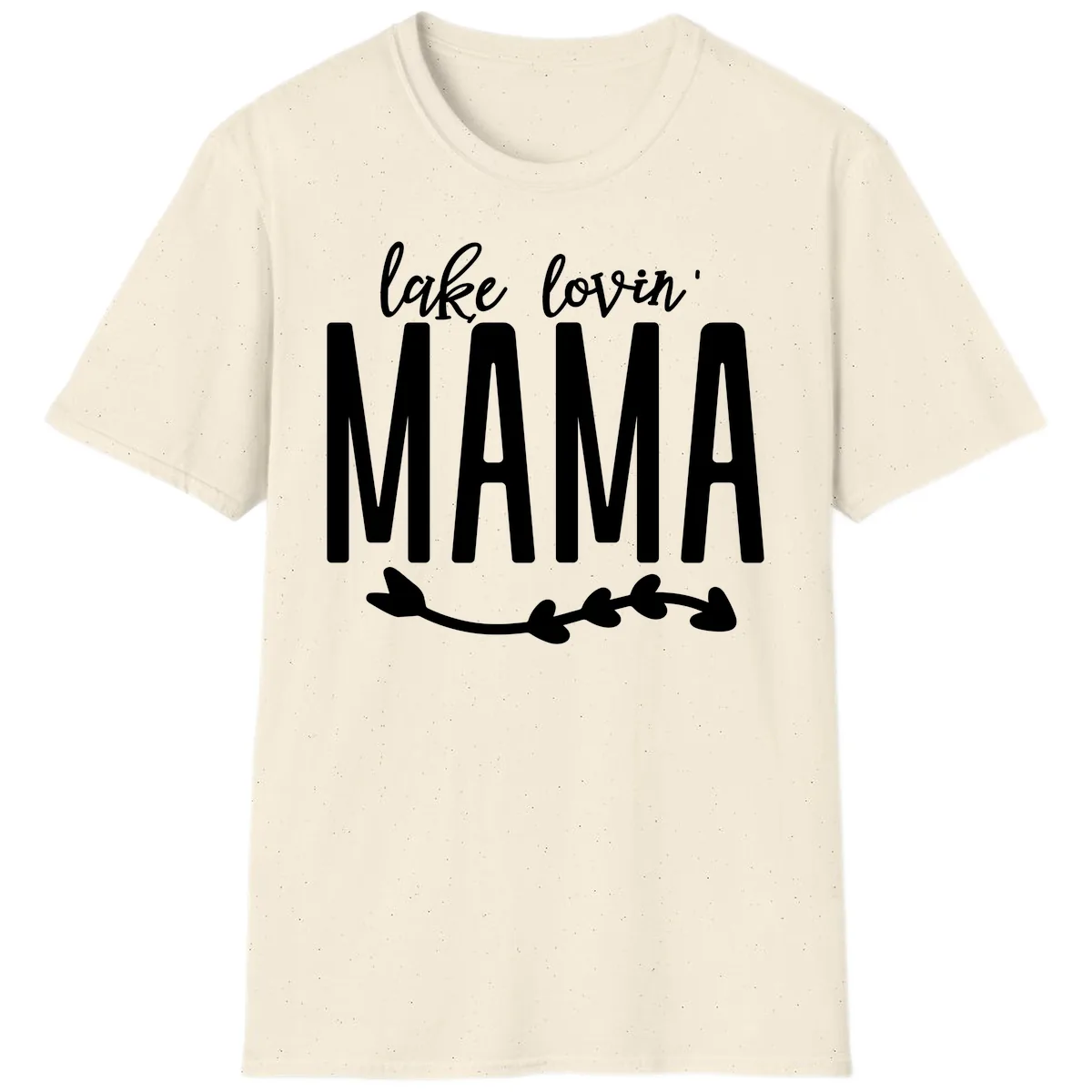 Lake Lovin Mama Graphic T-Shirt in Natural