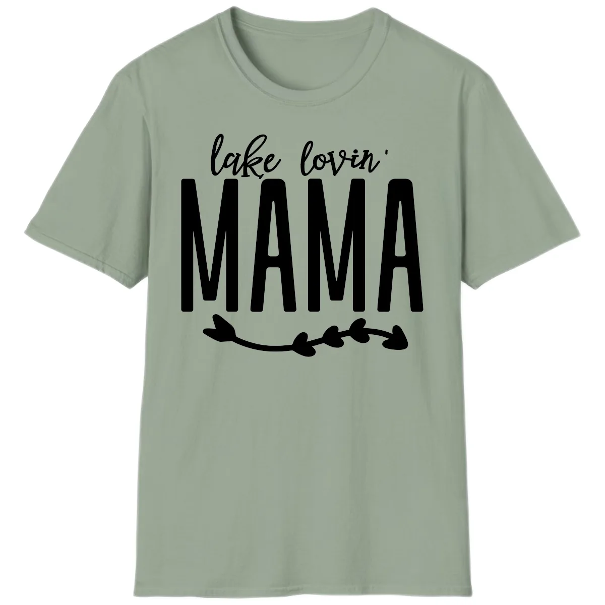 Lake Lovin Mama Graphic T-Shirt in Sage