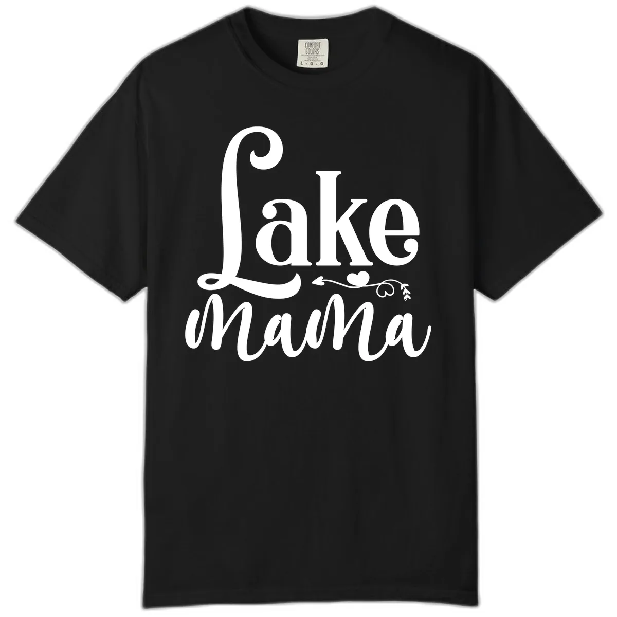 Lake Mama Script and Serif Design Comfort Color in Black