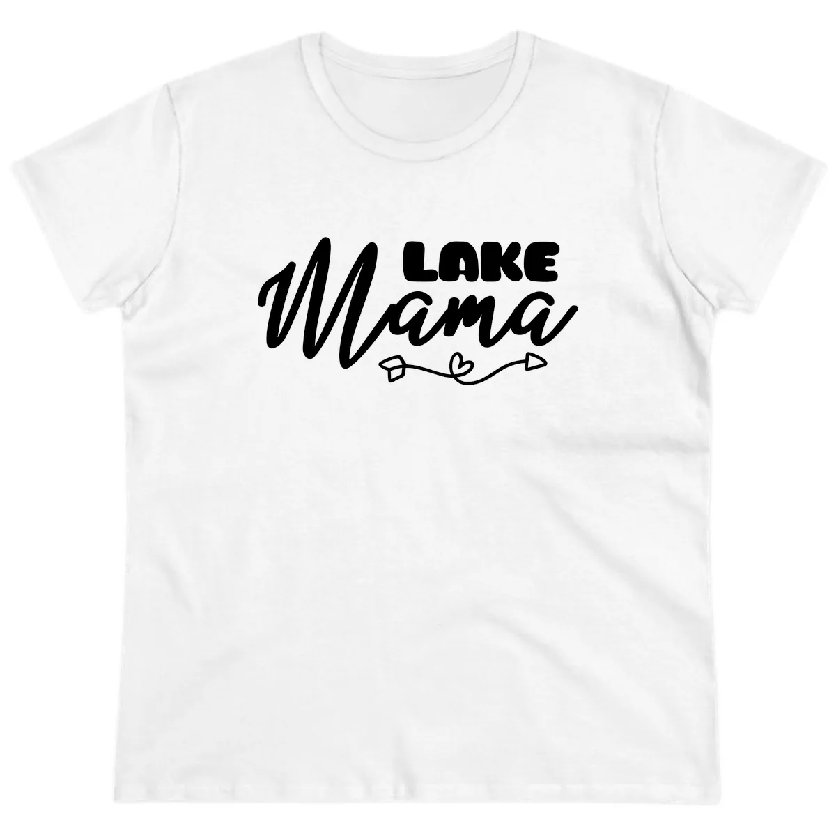 Lake Mama Lifestyle Design Ladies Tee in White