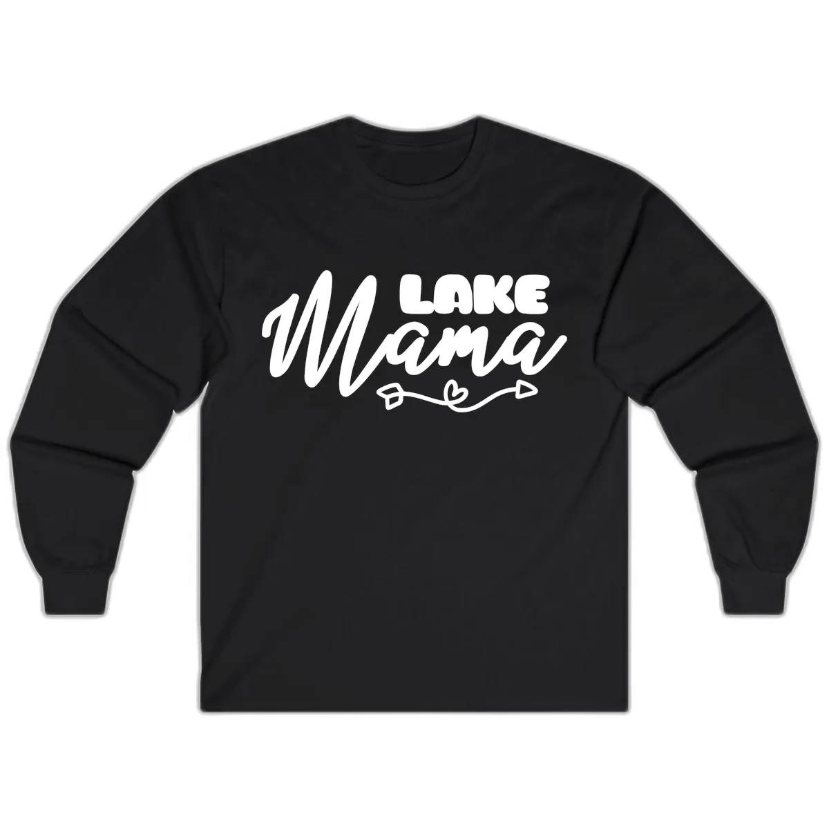 Lake Mama Lifestyle Design Long Sleeve in Black
