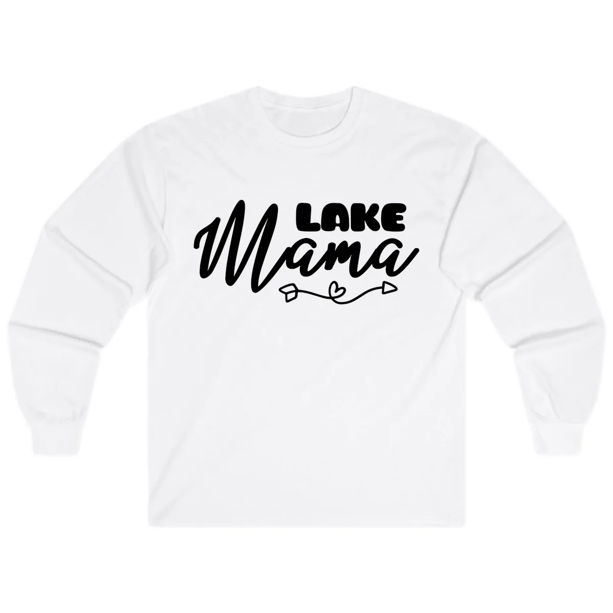 Lake Mama Lifestyle Design Long Sleeve in White