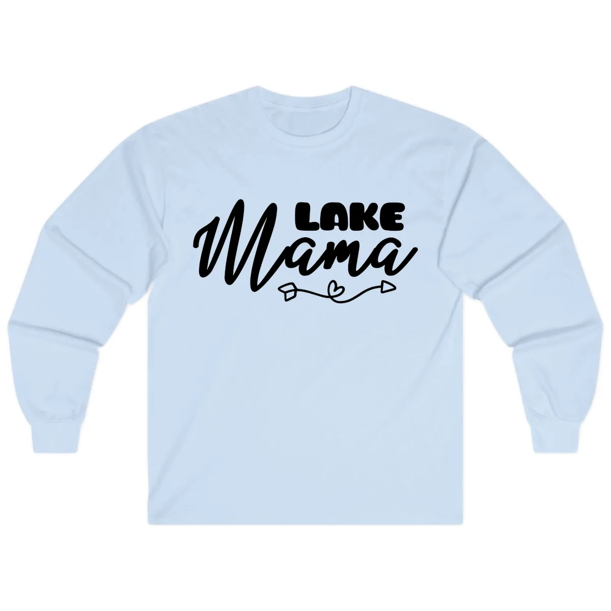 Lake Mama Lifestyle Design Long Sleeve in Light Blue