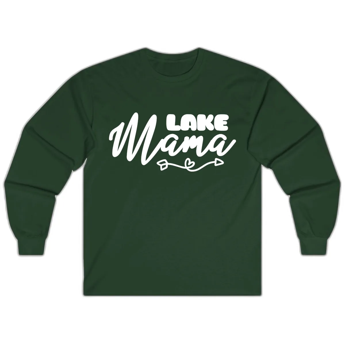 Lake Mama Lifestyle Design Long Sleeve in Forest Green