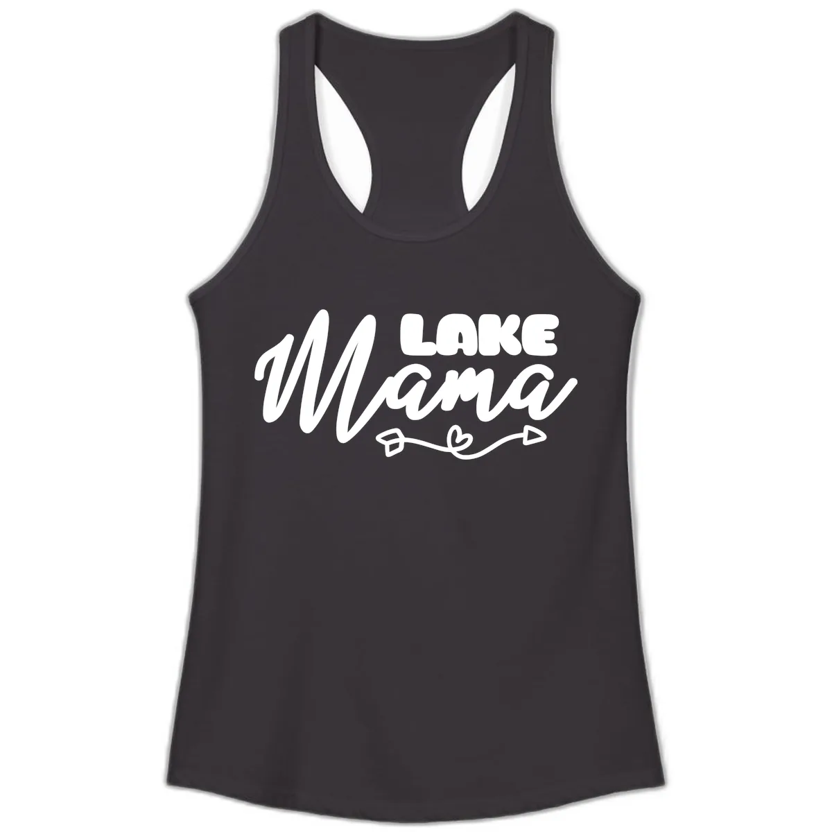 Lake Mama Lifestyle Design Ladies Tank in Black