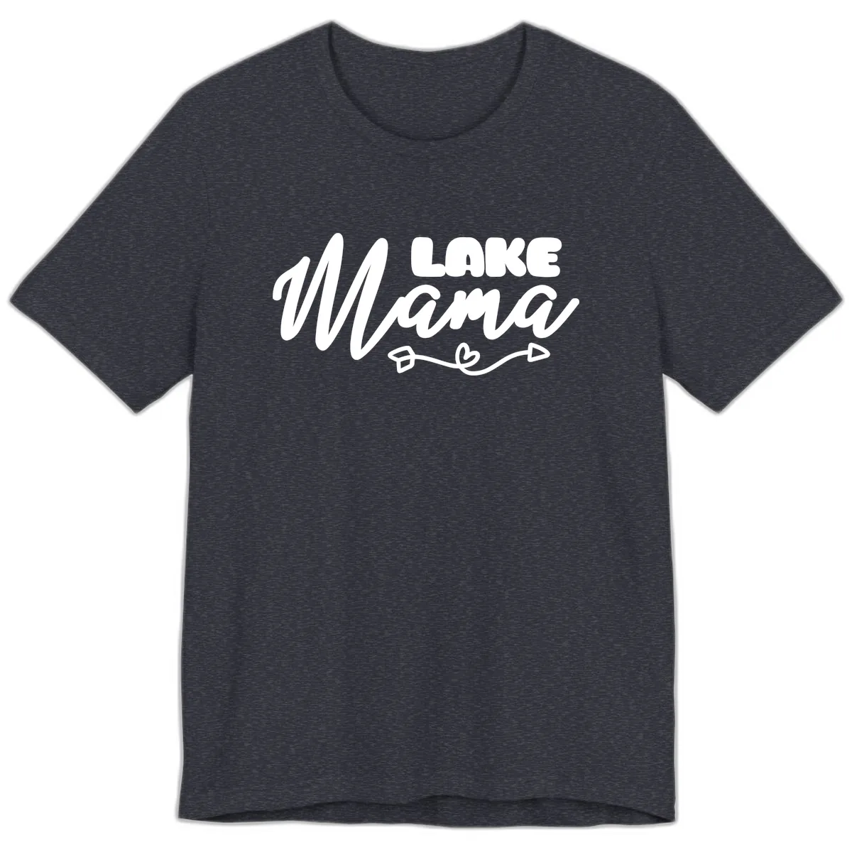 Lake Mama Lifestyle Design Premium T-Shirt in Heather Navy