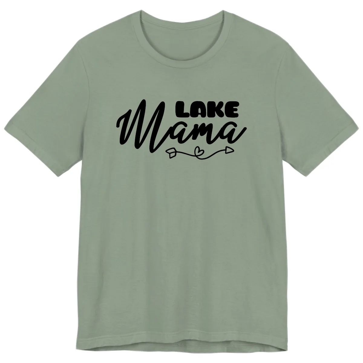 Lake Mama Lifestyle Design Premium T-Shirt in Sage