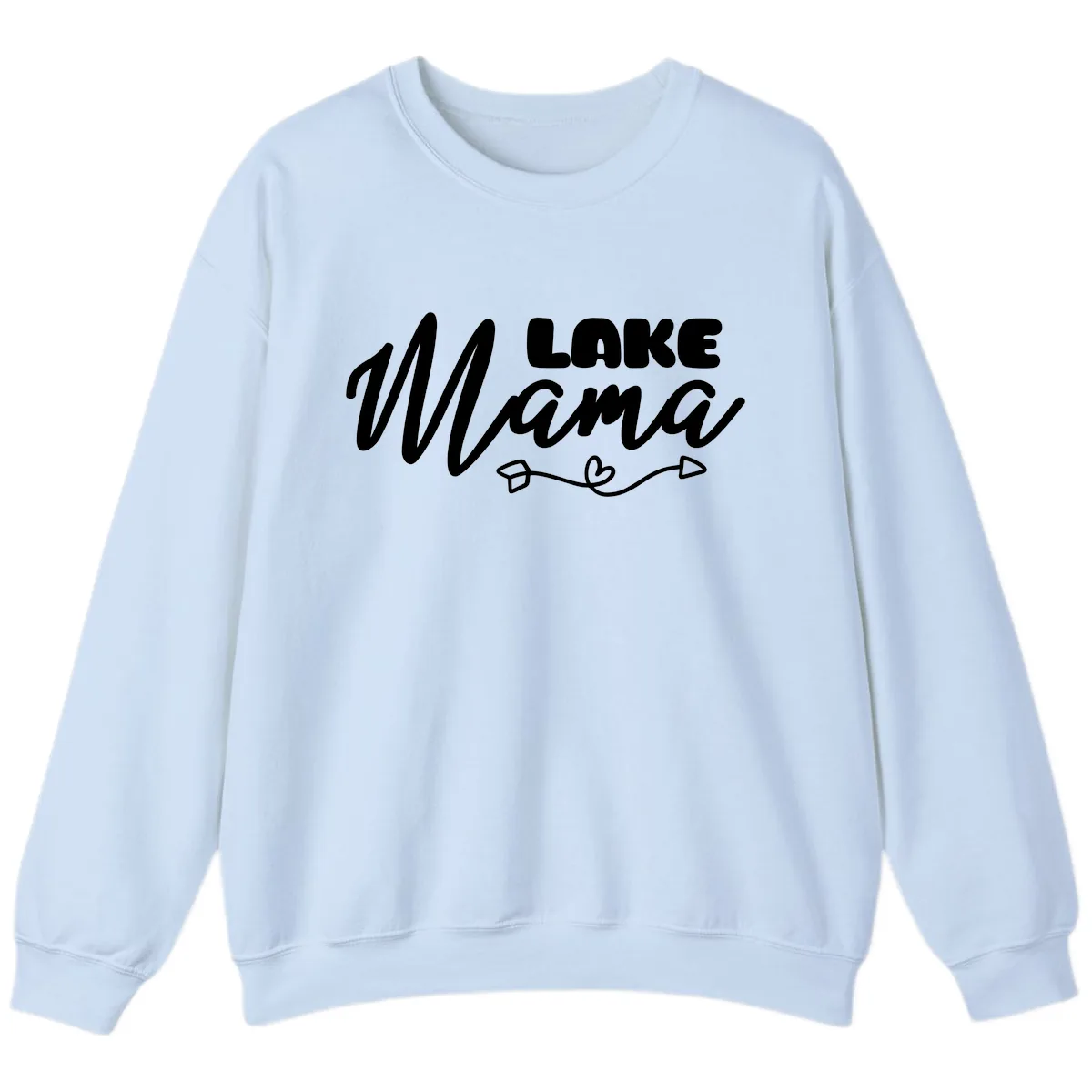 Lake Mama Lifestyle Design Sweatshirt in Light Blue