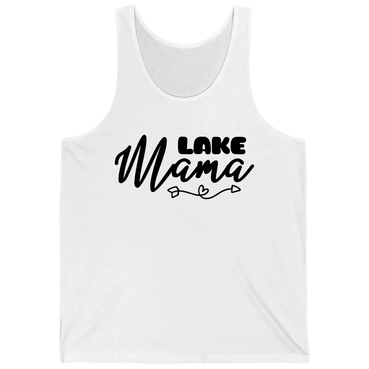 Lake Mama Lifestyle Design Tank in White