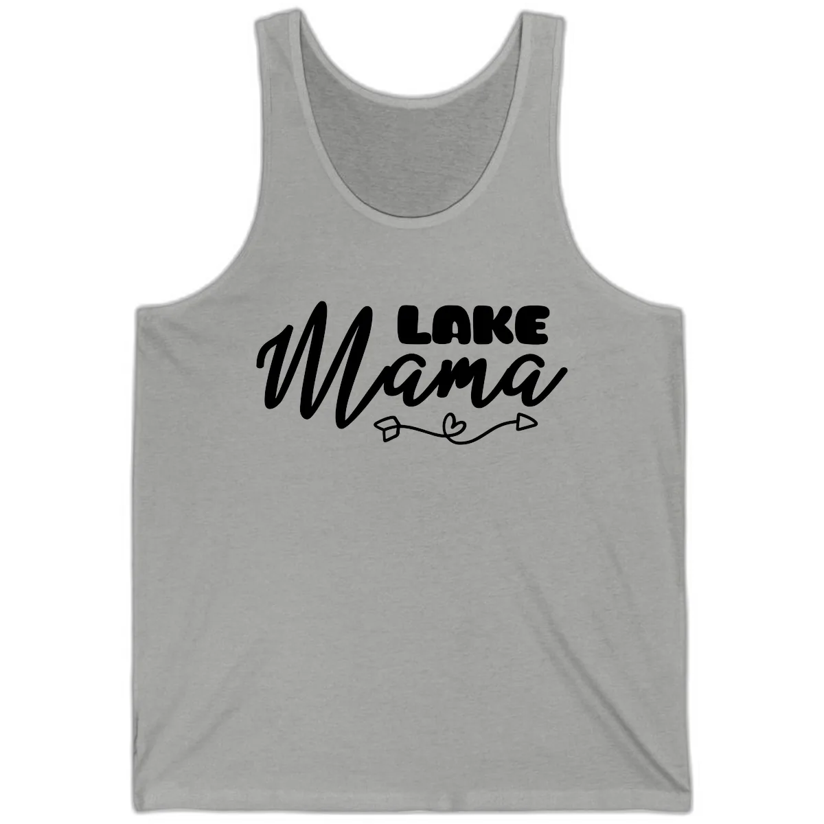 Lake Mama Lifestyle Design Tank in Athletic Heather