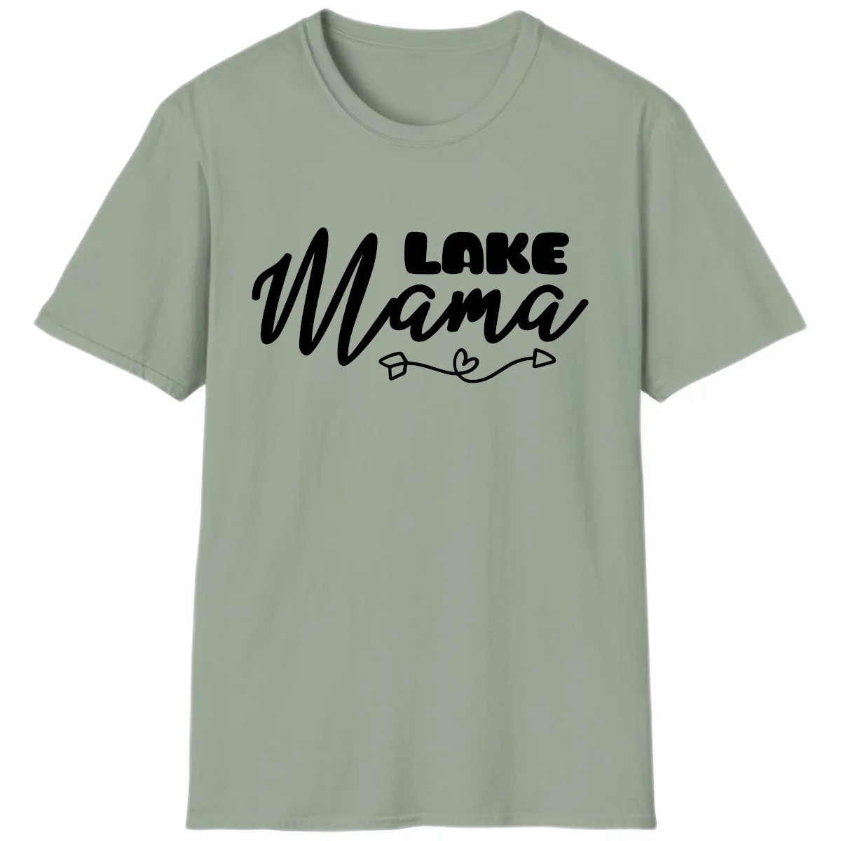 Lake Mama Lifestyle Design T-Shirt in Sage