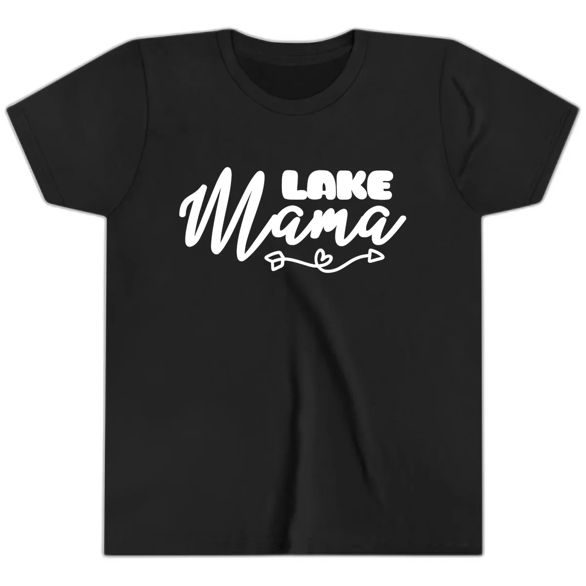 Lake Mama Lifestyle Design Youth T-Shirt in Black