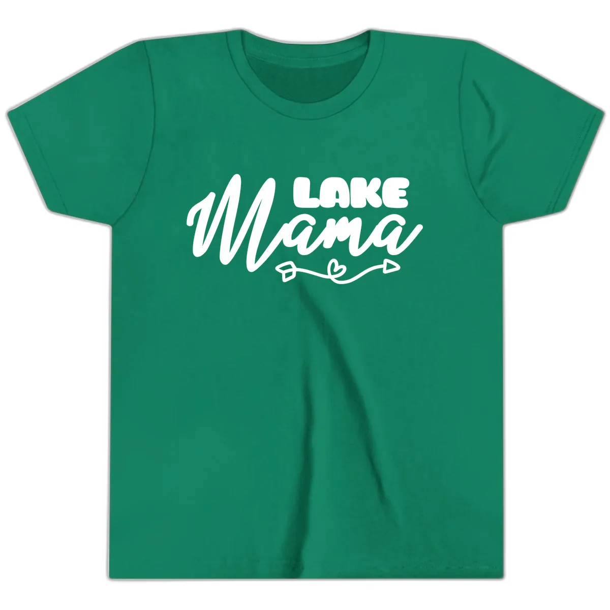 Lake Mama Lifestyle Design Youth T-Shirt in Kelly