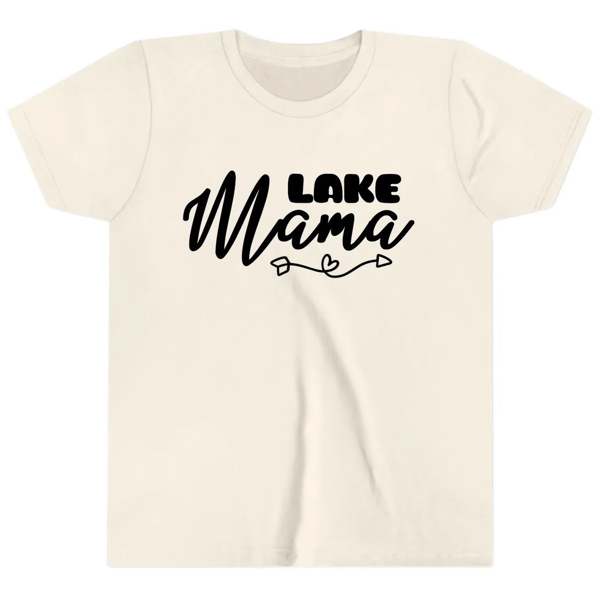 Lake Mama Lifestyle Design Youth T-Shirt in Natural