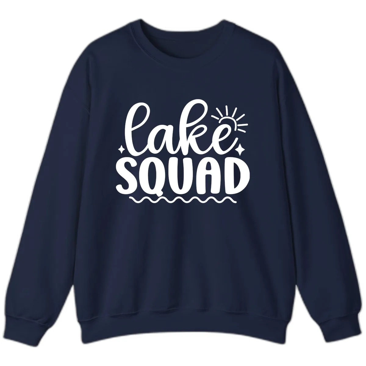 Lake Squad Summer Vibes Apparel Sweatshirt in Navy