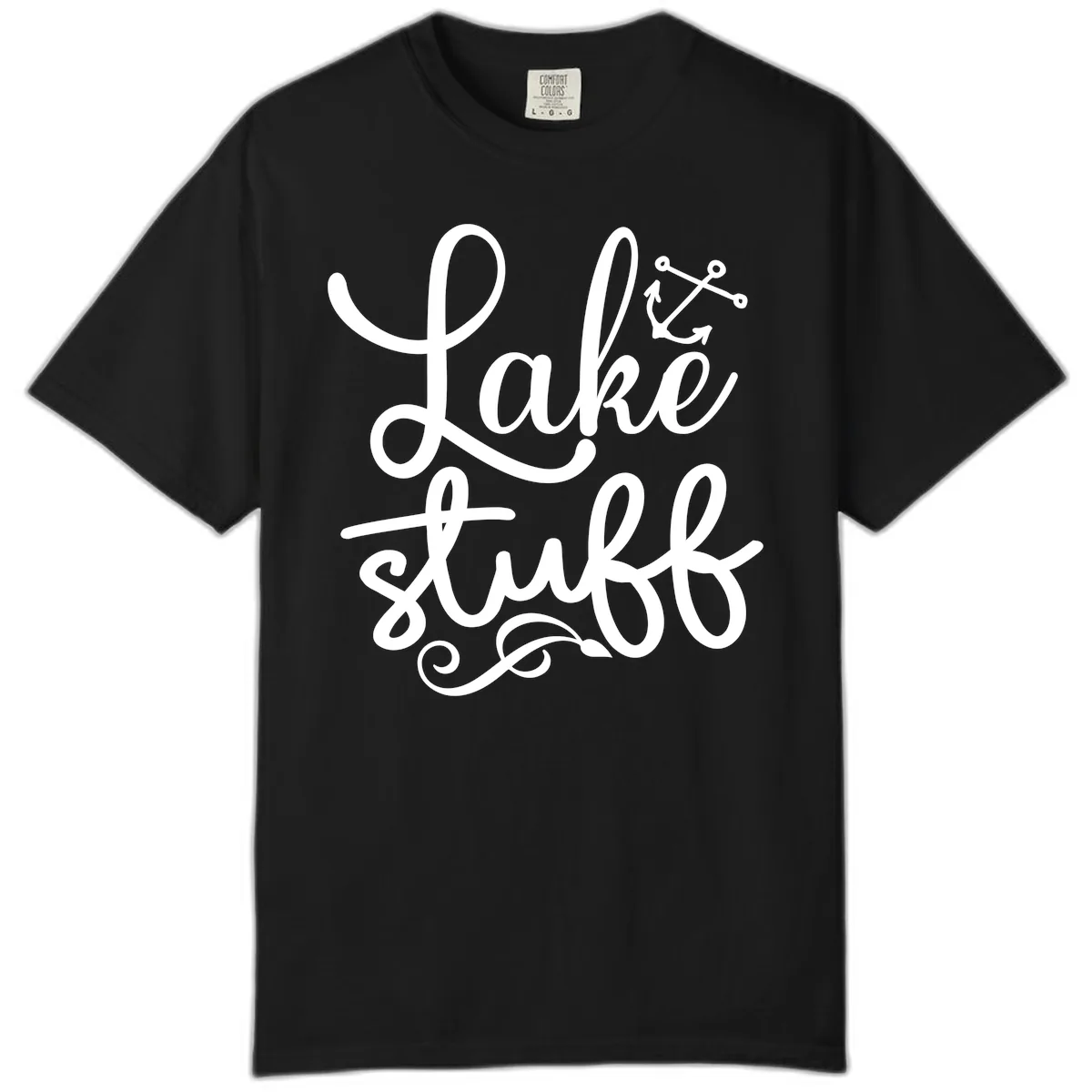 Lake Stuff Anchor Design Comfort Color in Black