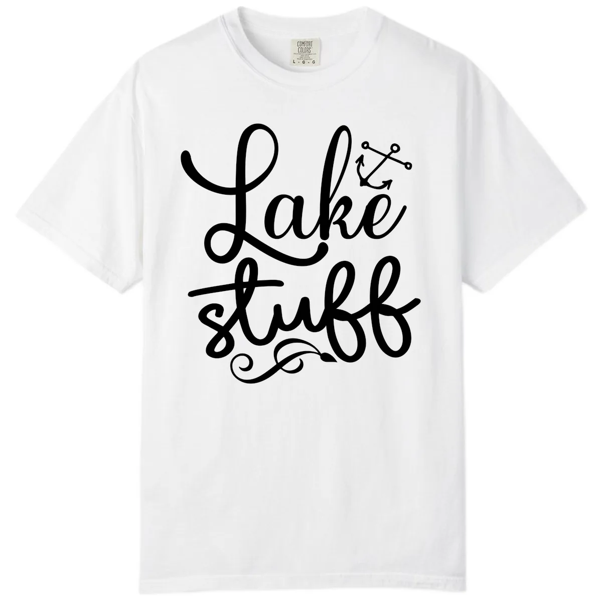 Lake Stuff Anchor Design Comfort Color in White