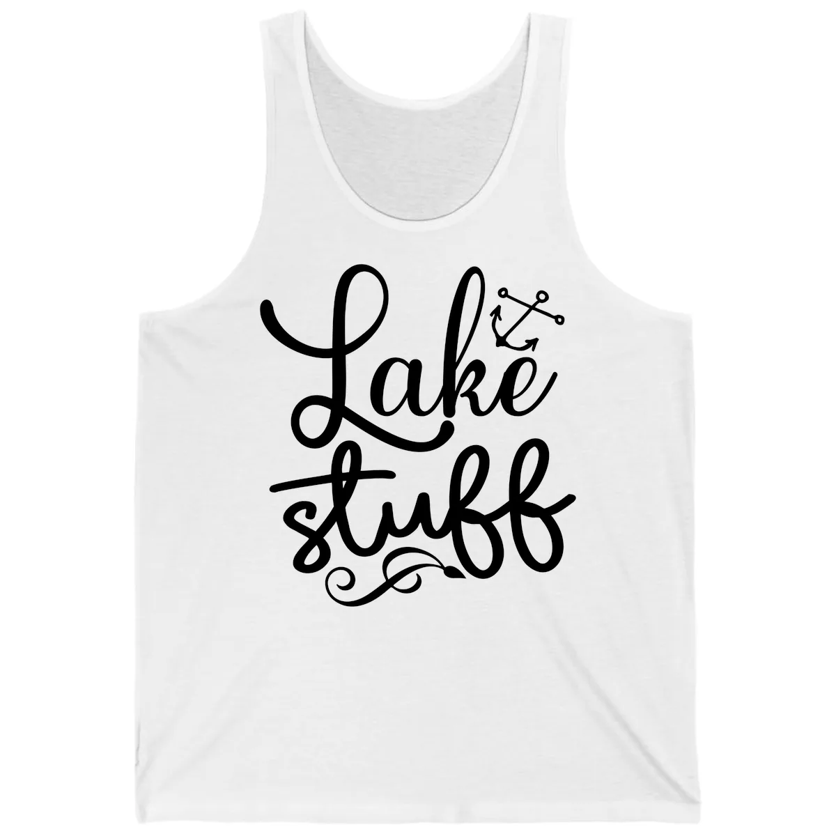 Lake Stuff Anchor Design Tank in White