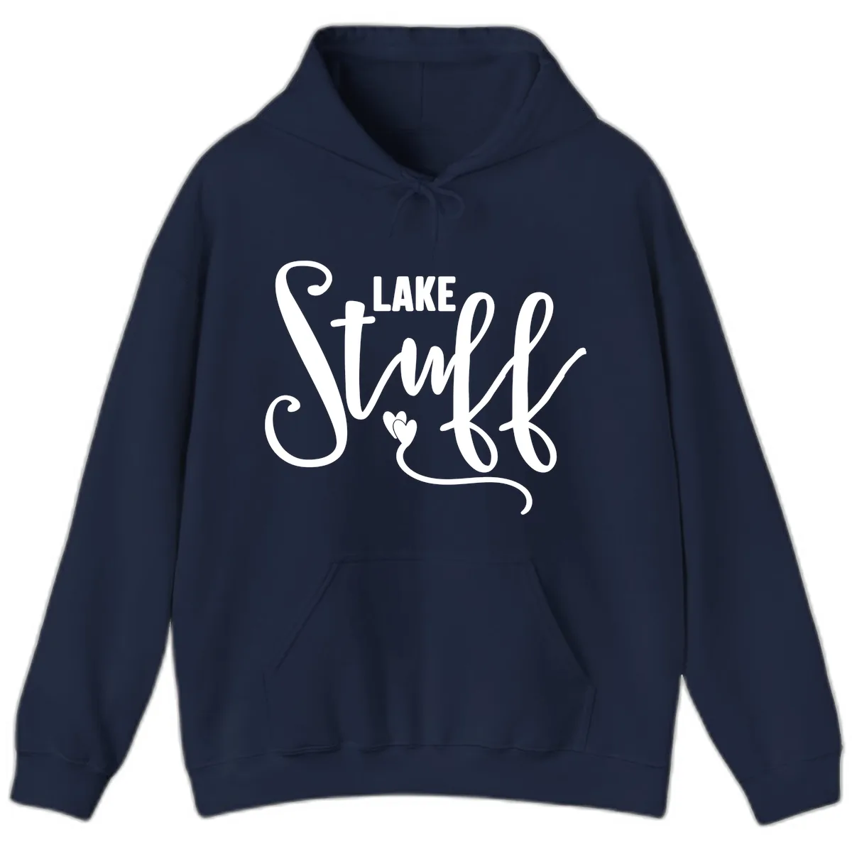 Lake Stuff Hoodie in Navy