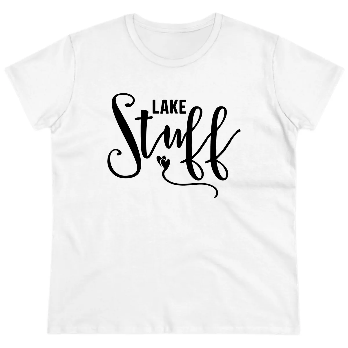 Lake Stuff Ladies Tee in White