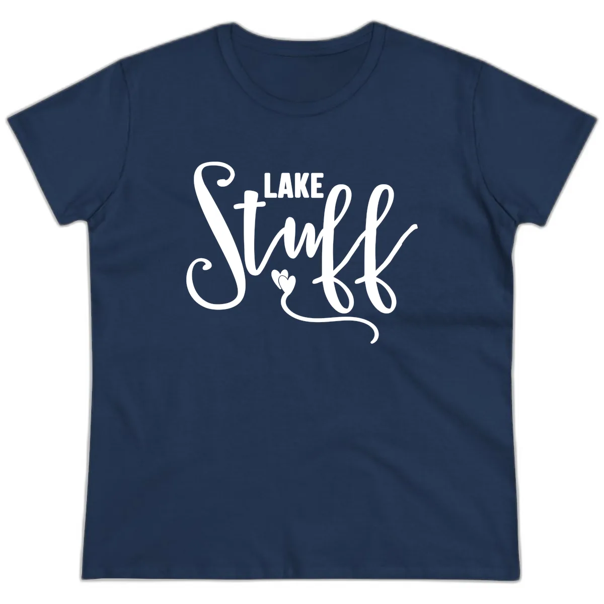 Lake Stuff Ladies Tee in Navy