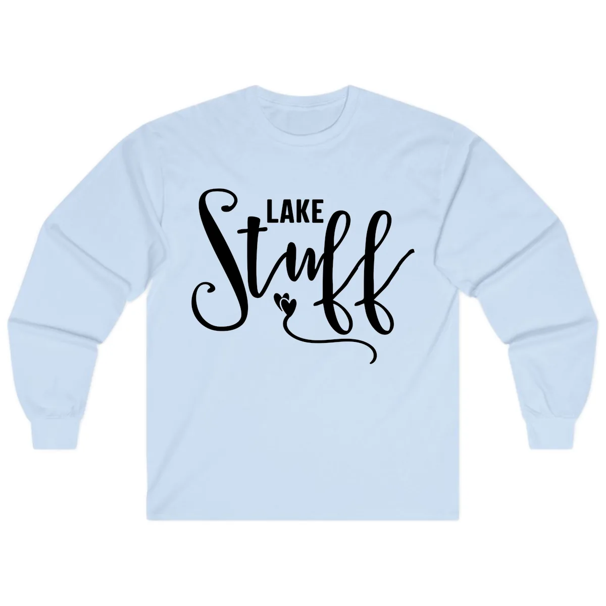 Lake Stuff Long Sleeve in Light Blue