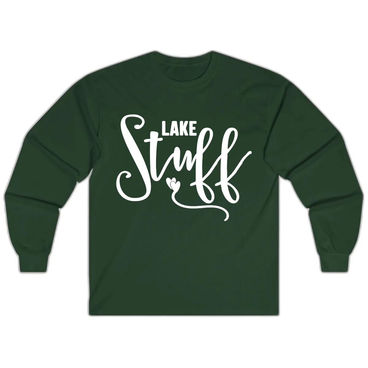 Lake Stuff Long Sleeve in Forest Green