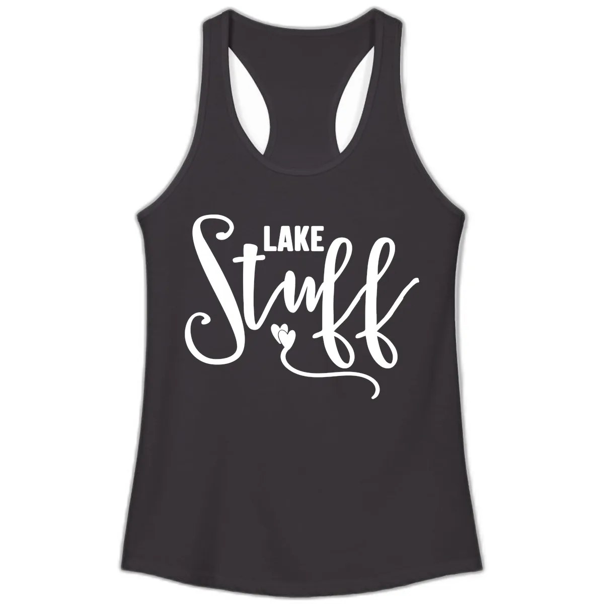 Lake Stuff Ladies Tank in Black