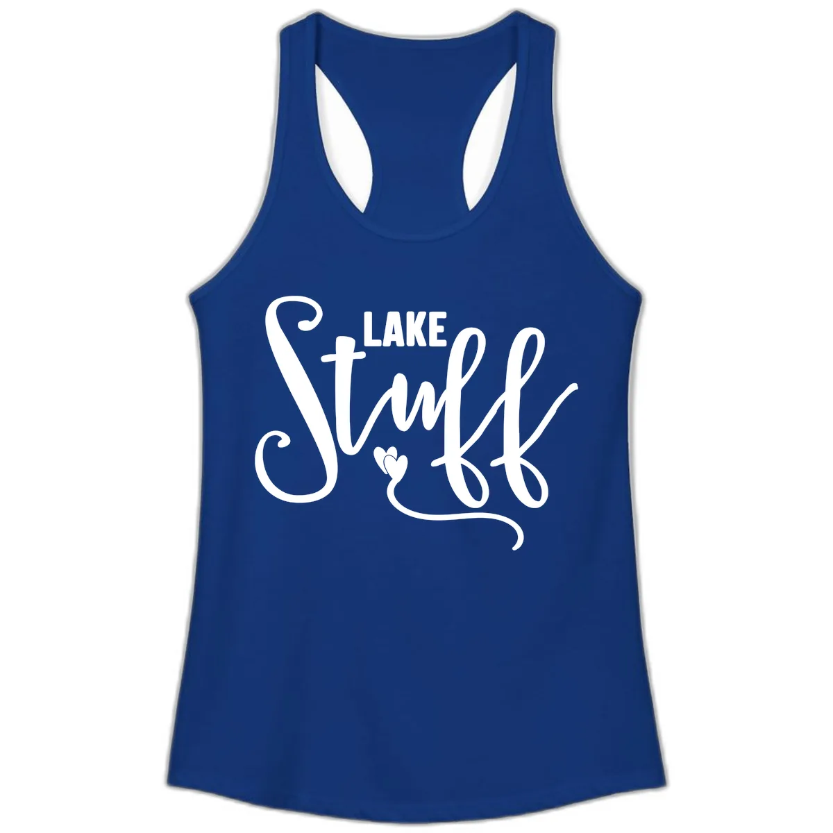 Lake Stuff Ladies Tank in Solid Royal