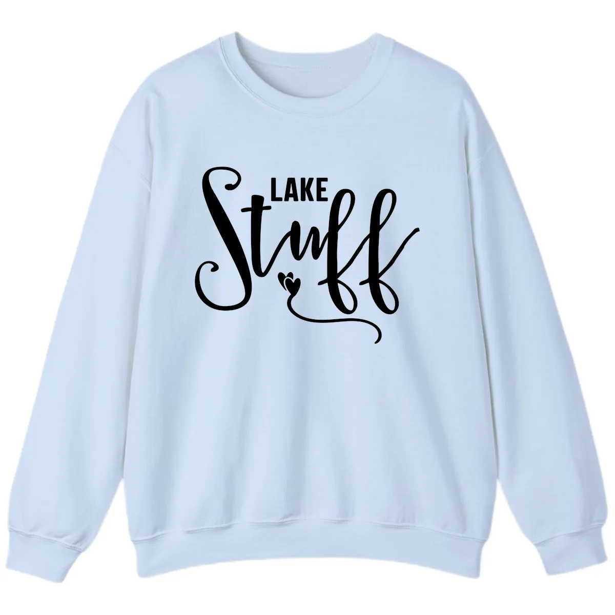 Lake Stuff Sweatshirt in Light Blue