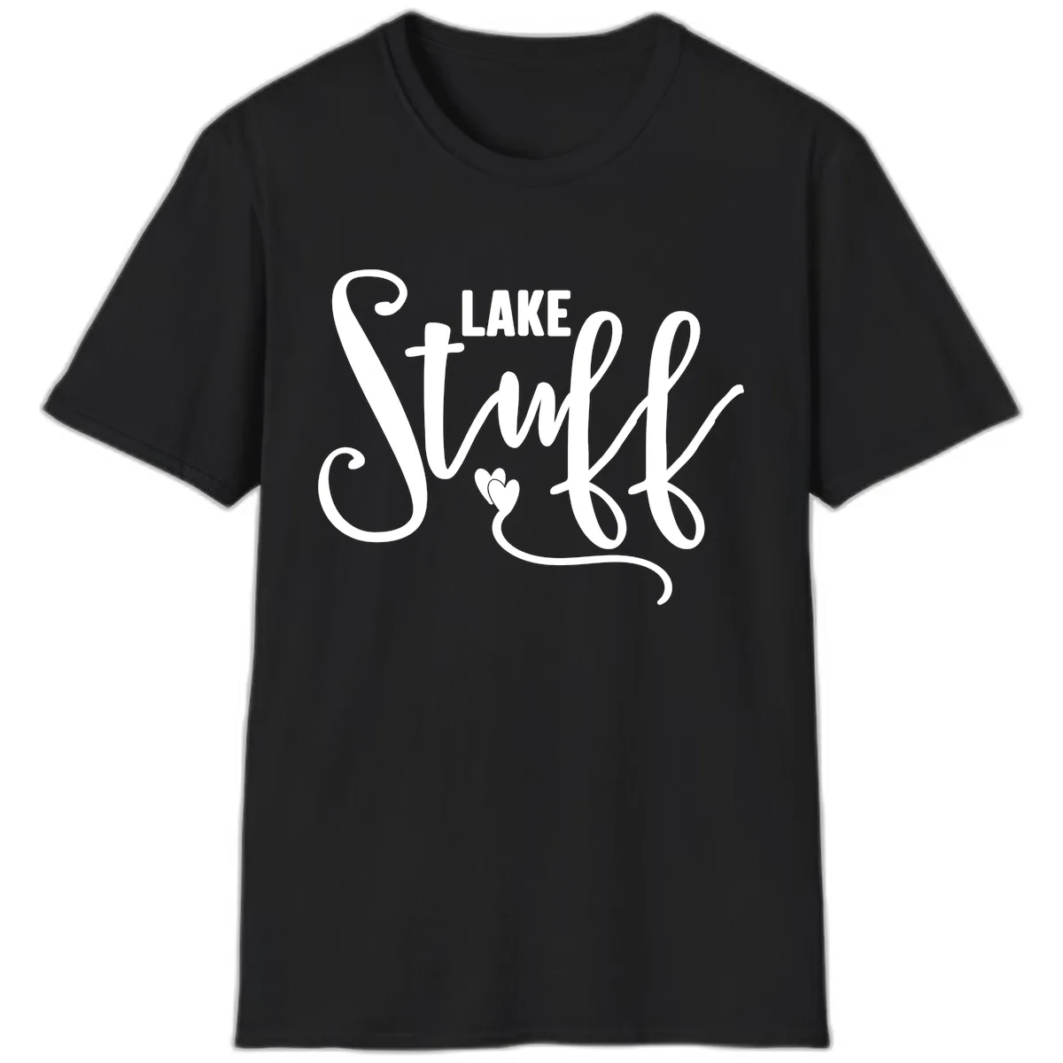 Lake Stuff T-Shirt in Black