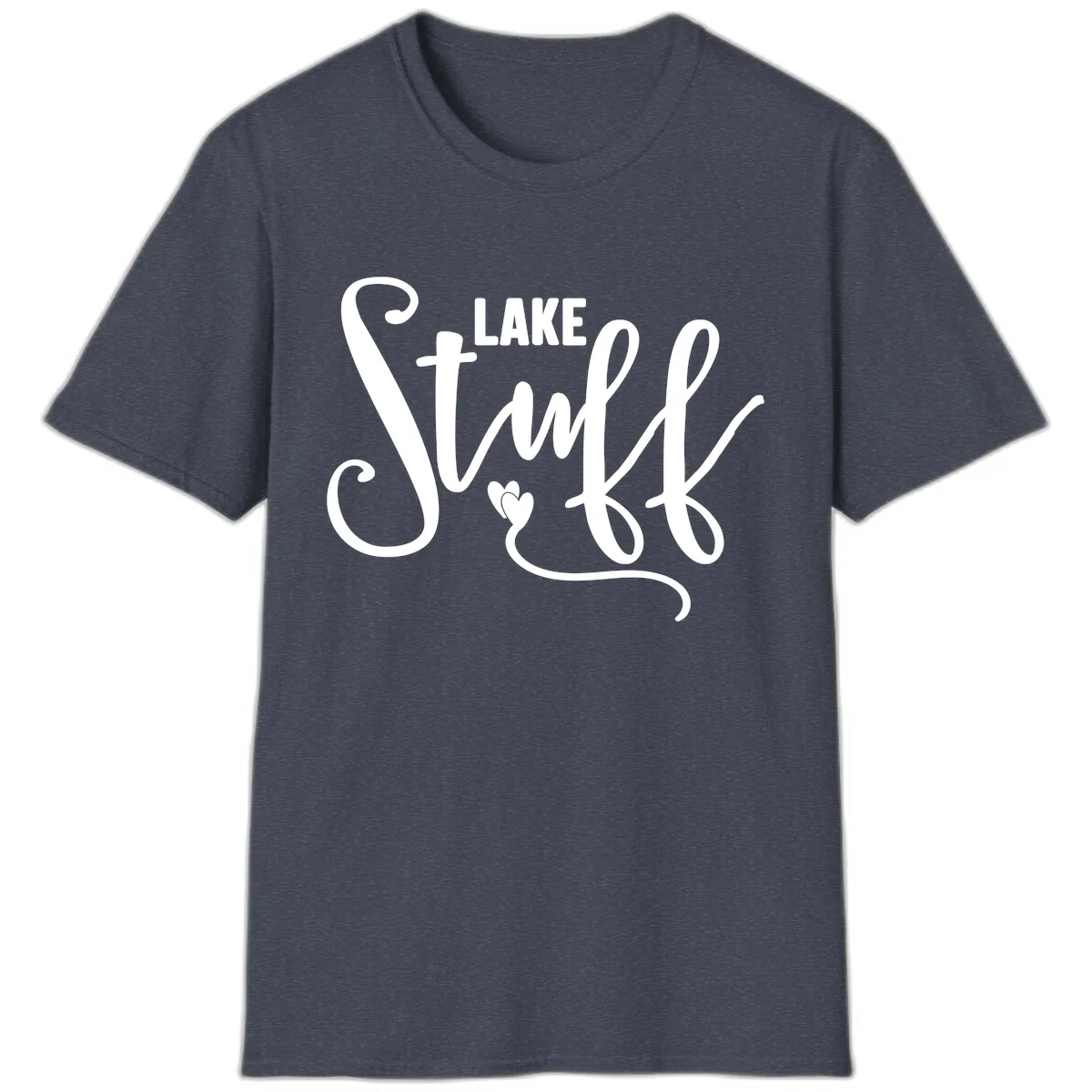 Lake Stuff T-Shirt in Heather Navy
