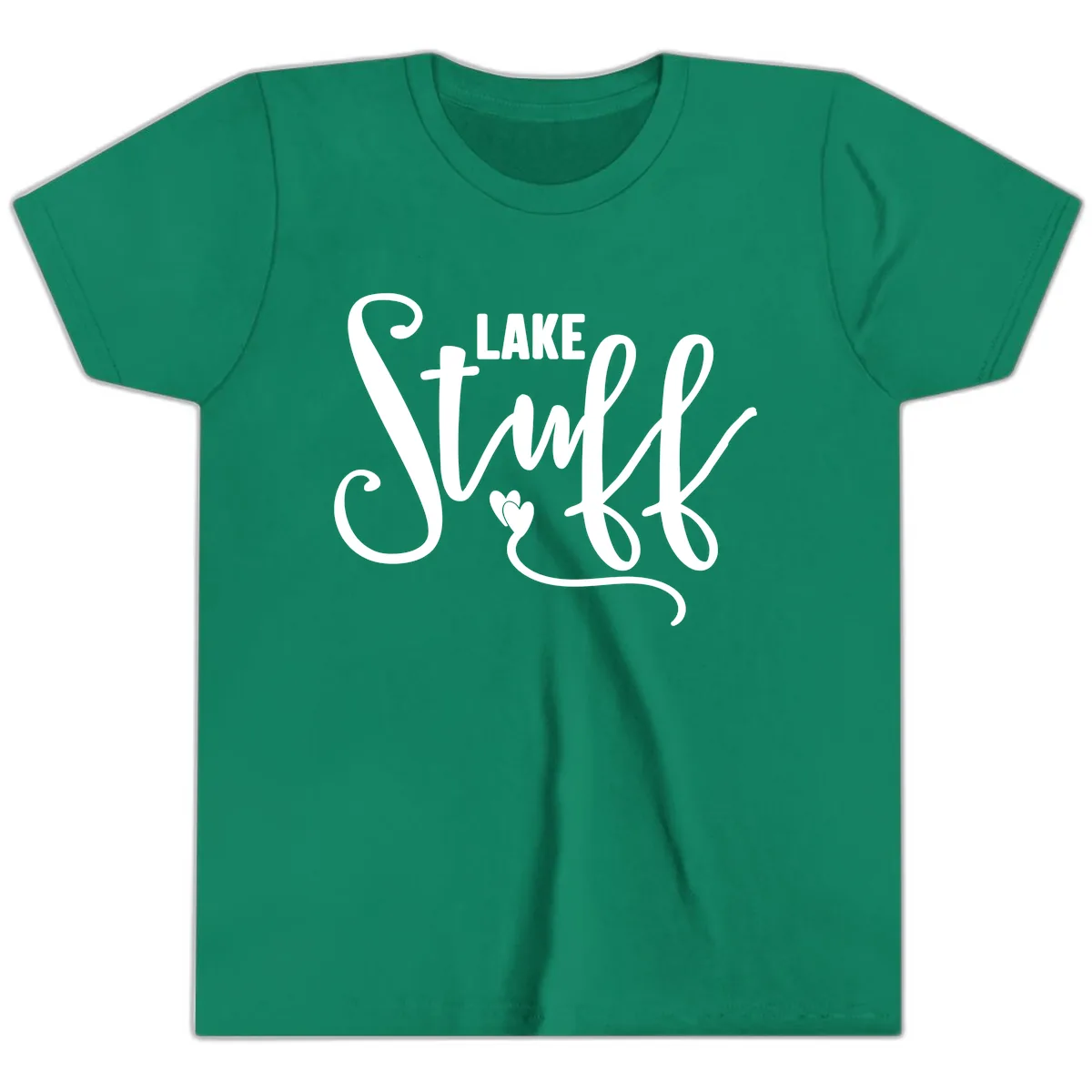 Lake Stuff Youth T-Shirt in Kelly