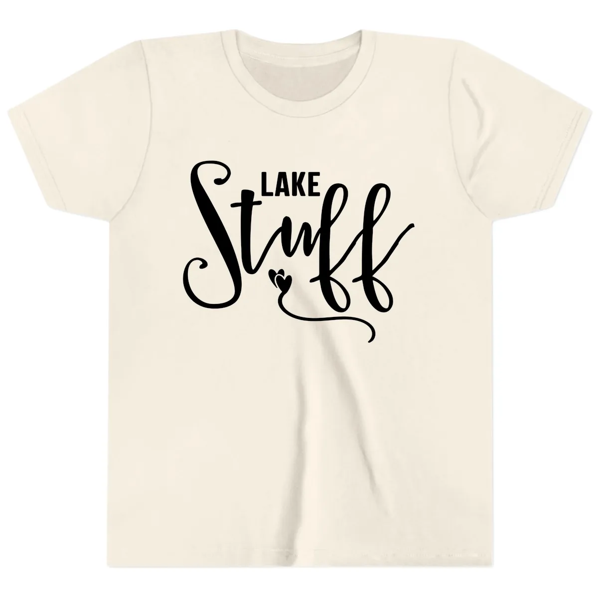 Lake Stuff Youth T-Shirt in Natural