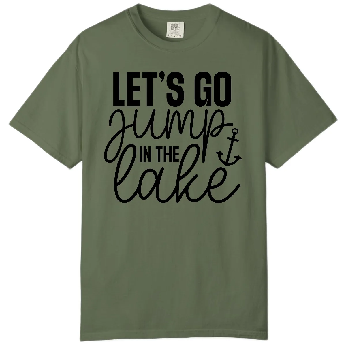 Let's Go Jump In The Lake Comfort Color in Sage