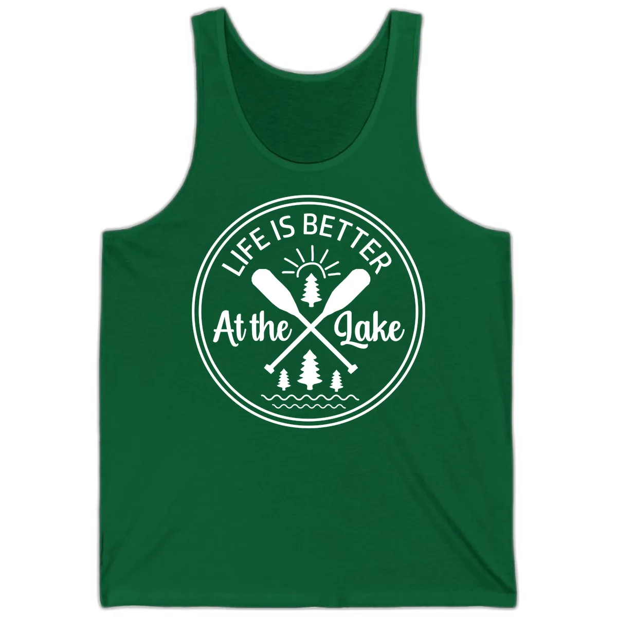 Life Is Better At The Lake Design Tank in Kelly