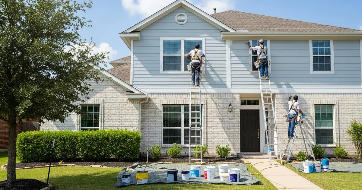 Painting in Denton, TX — Best Time to Paint Your House Exterior in Denton, TX