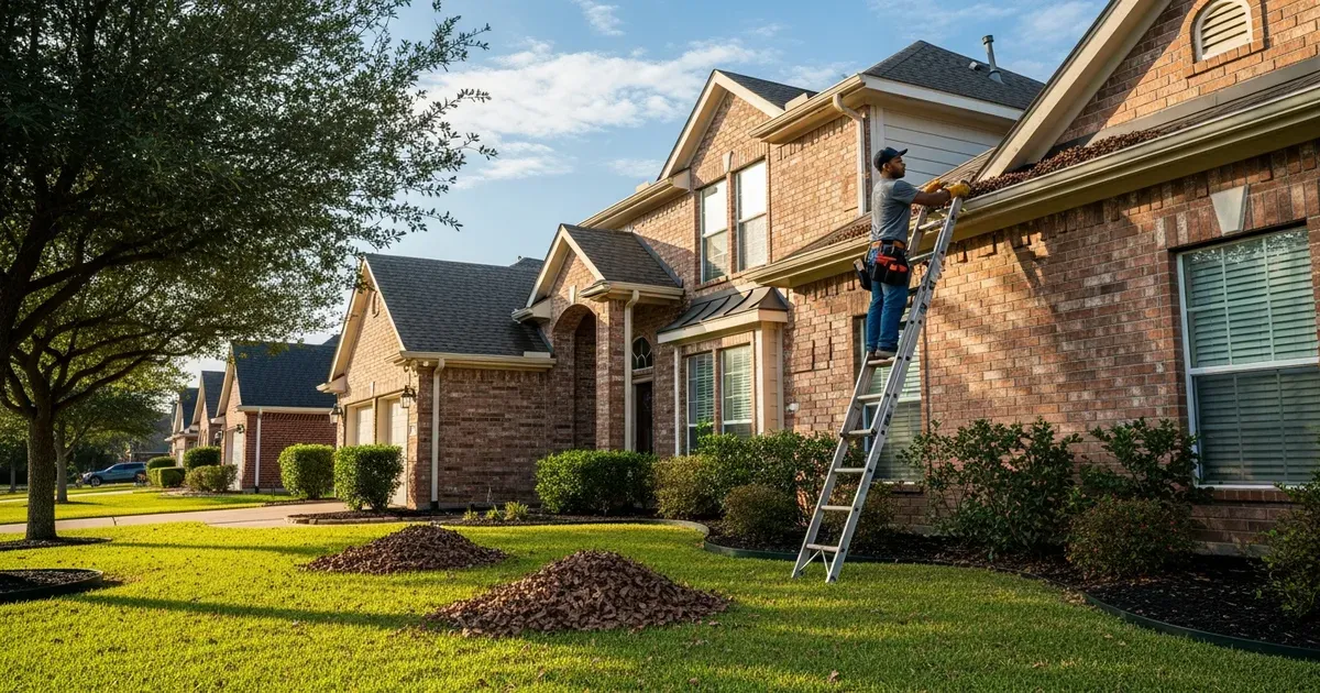 Gutters in Denton, TX — Gutter Cleaning Schedule for North Texas Homes