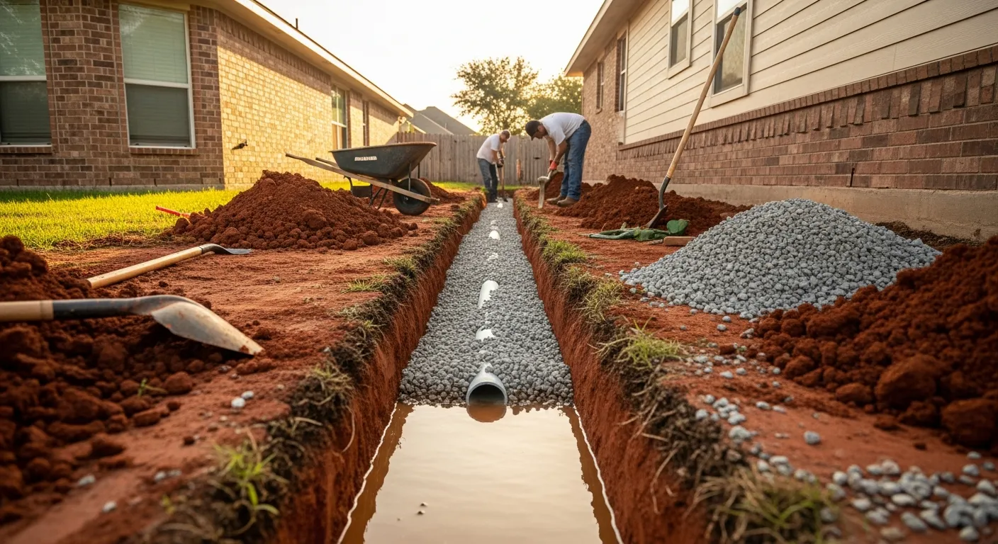 Drainage Problems on Clay Soil: McKinney Solutions Guide