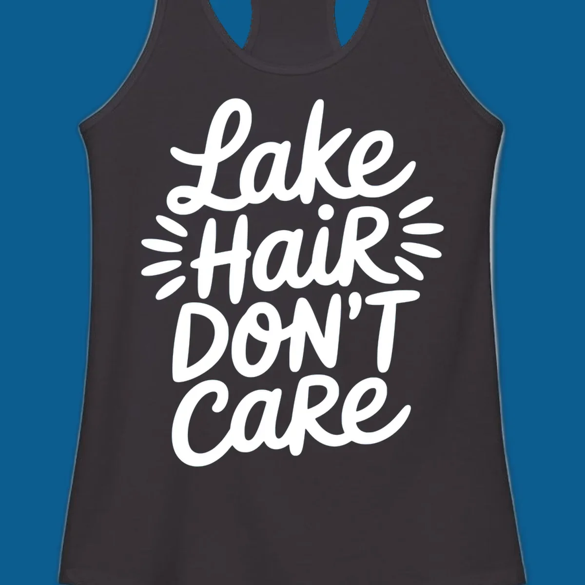 Lake Hair Don't Care typography design