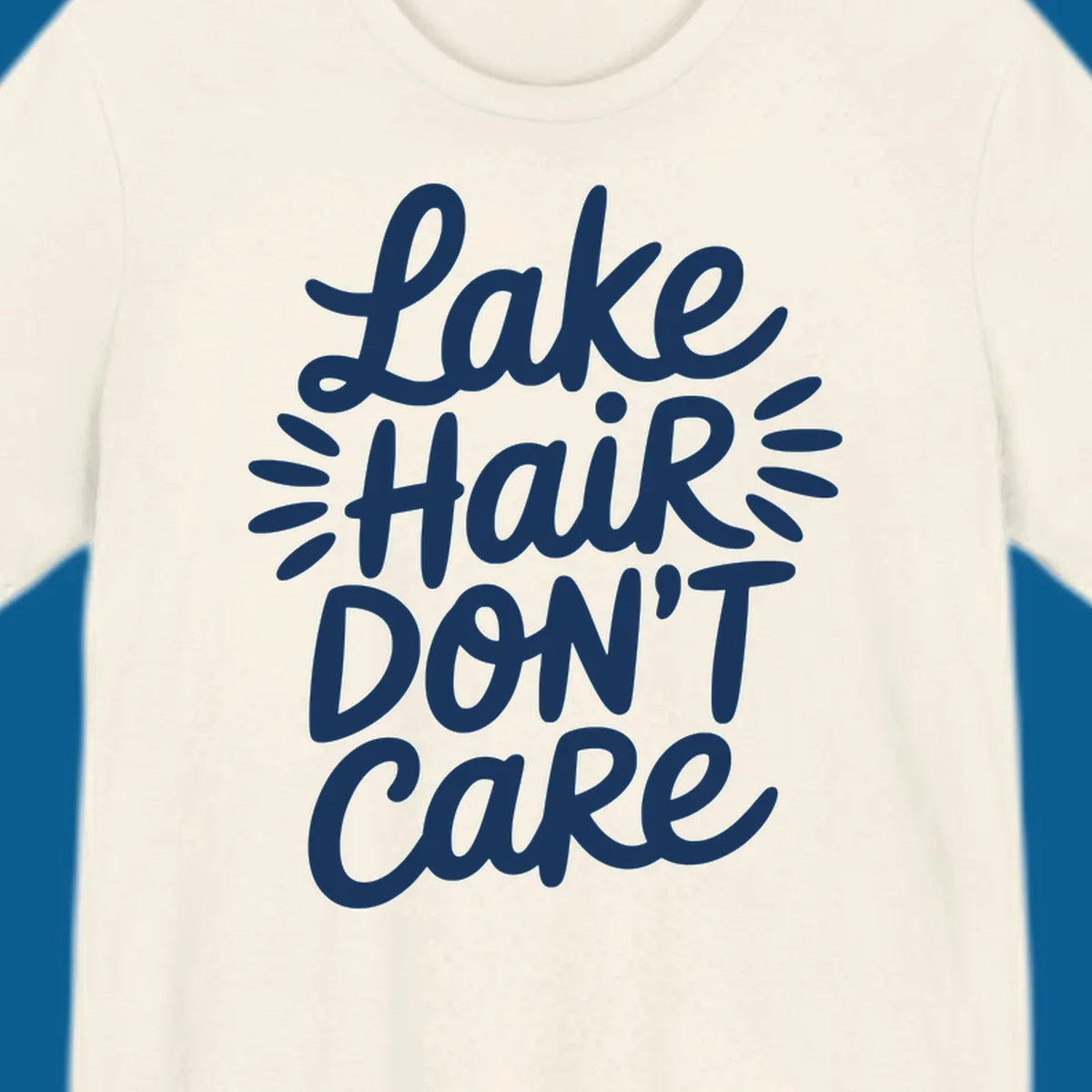Lake Hair Don't Care typography design