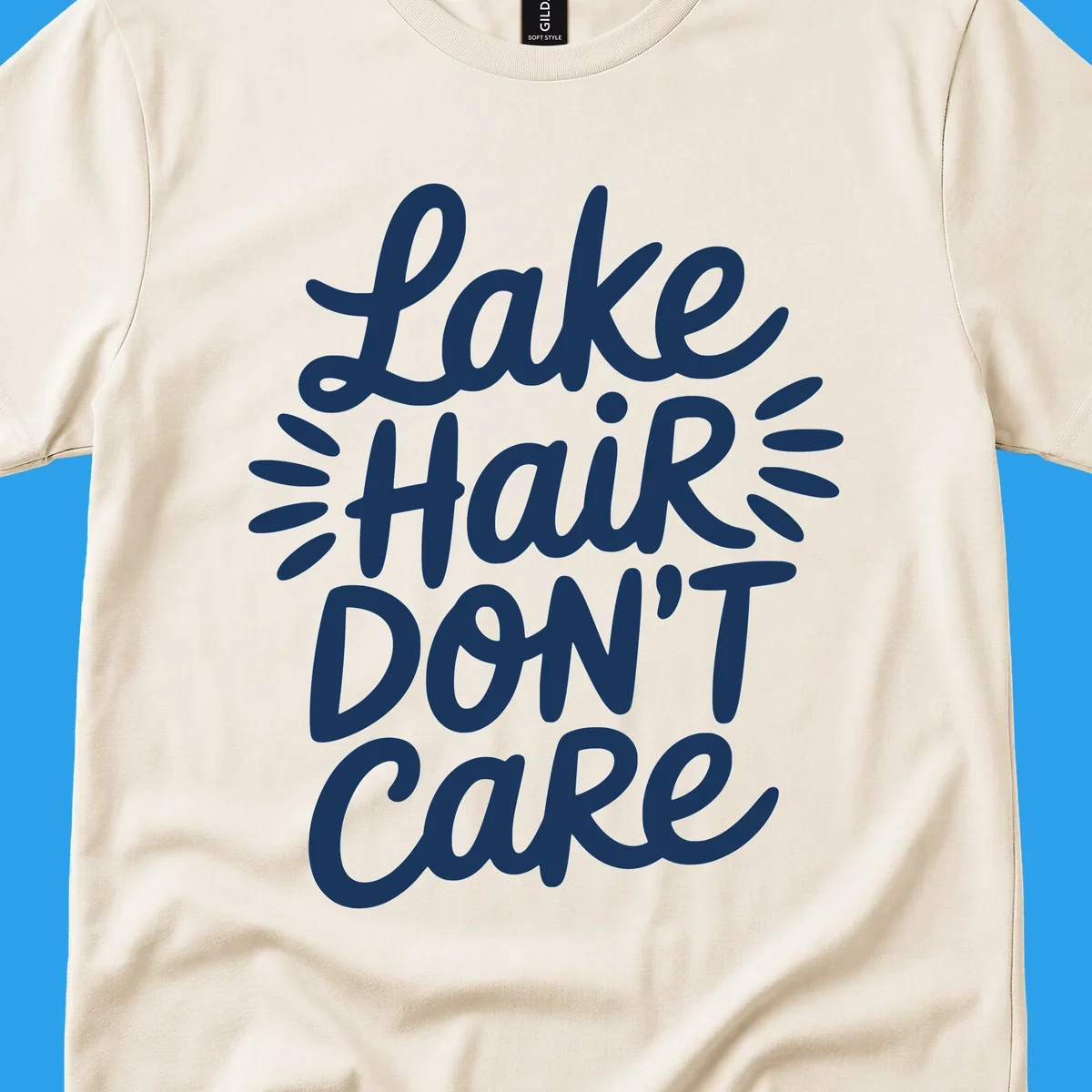 Lake Hair Don't Care typography design