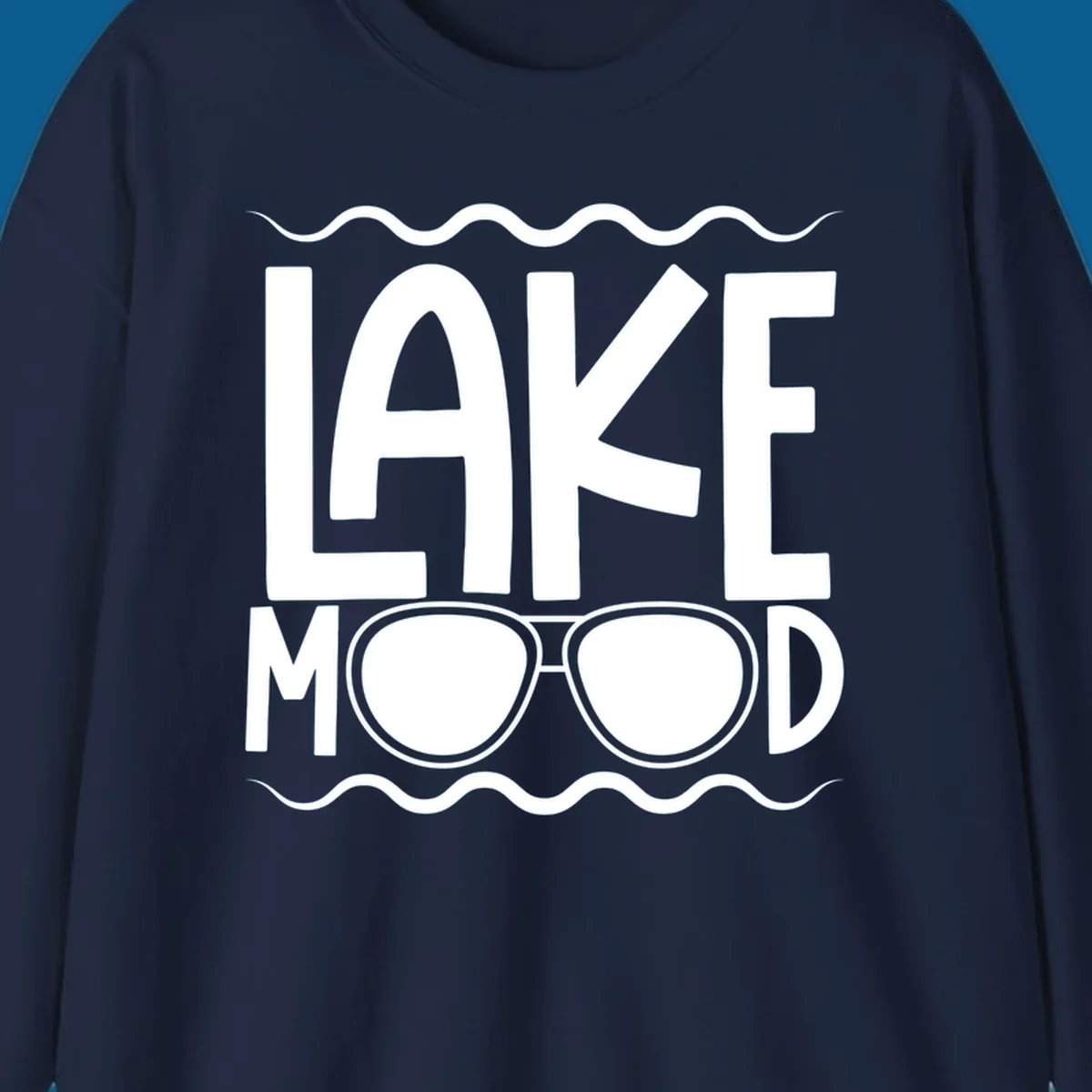 Lake mood sunglasses graphic