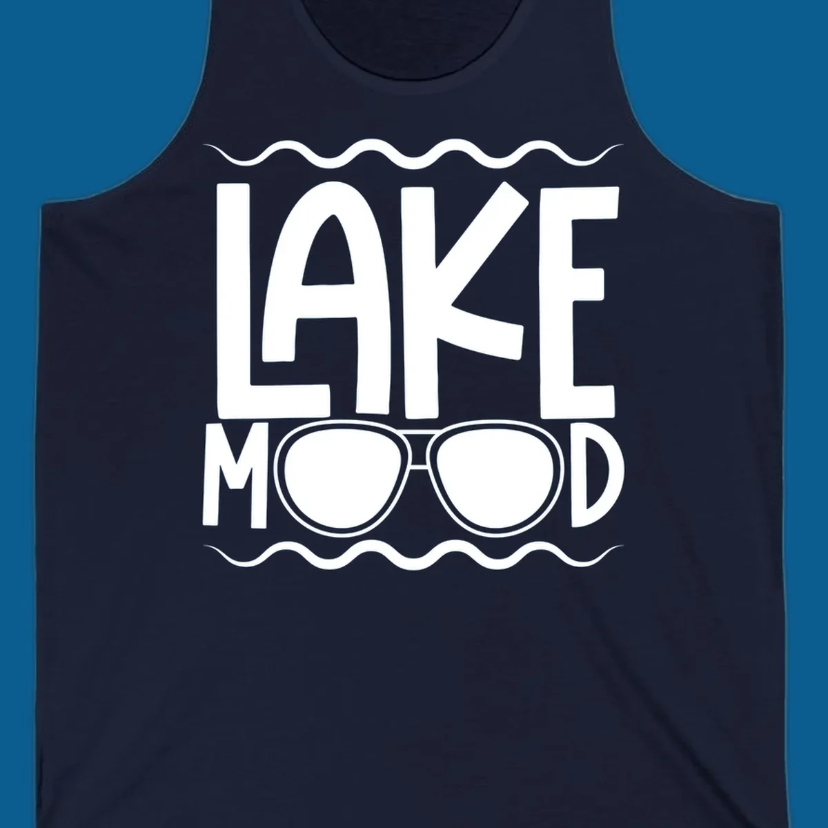 Lake mood sunglasses graphic