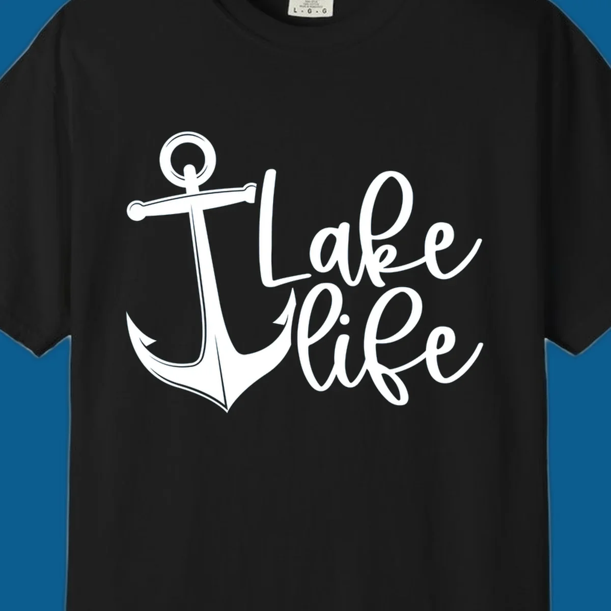 Lake Life text with an anchor graphic, representing the lake-life-anchor concept.