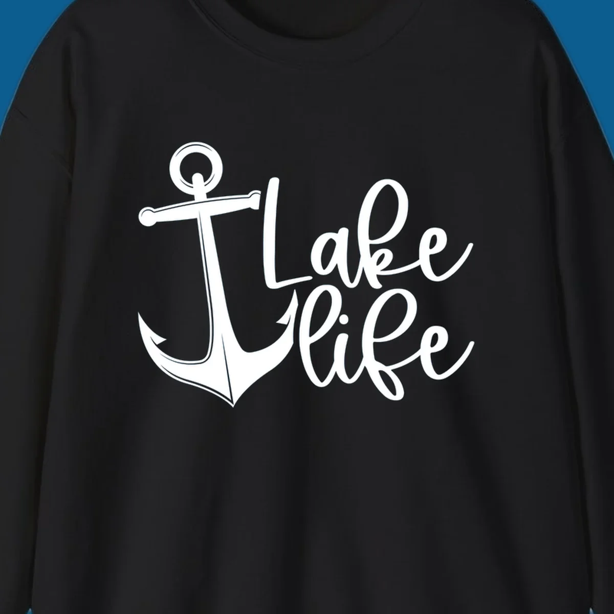 Lake Life text with an anchor graphic, representing the lake-life-anchor concept.