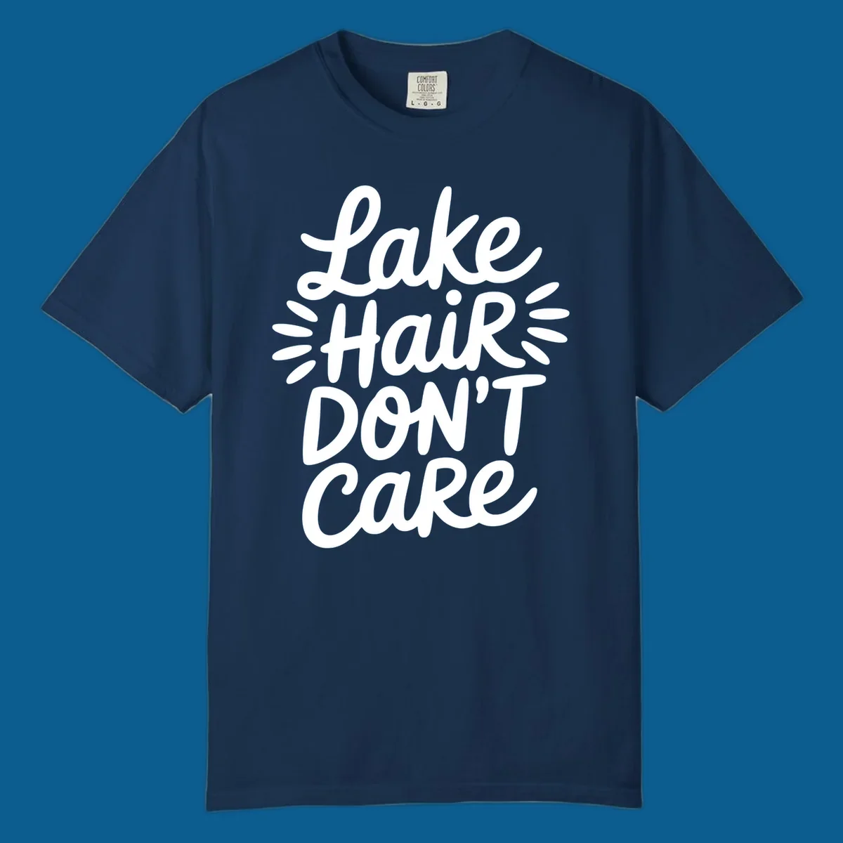 Lake Hair Don't Care typography design