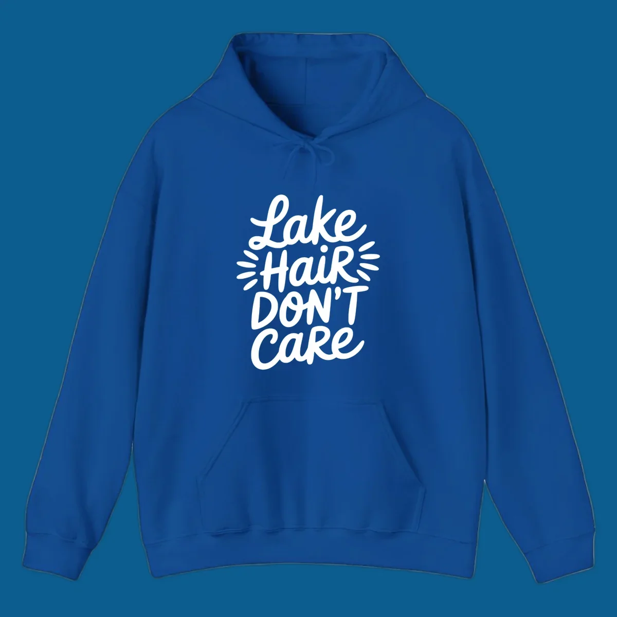 Lake Hair Don't Care typography design