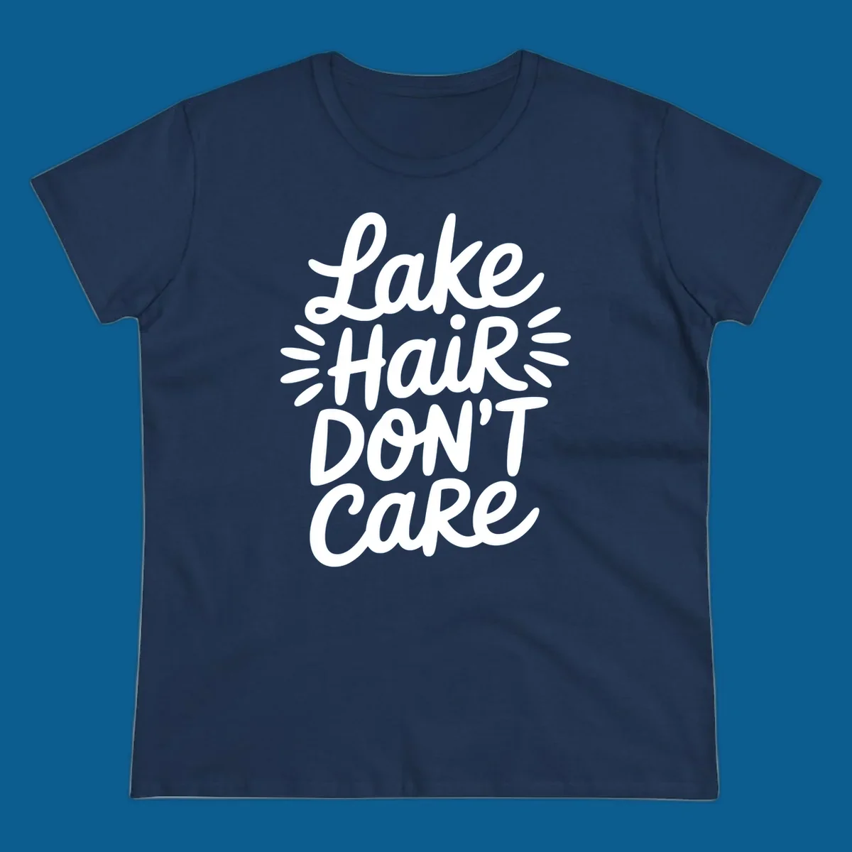 Lake Hair Don't Care typography design